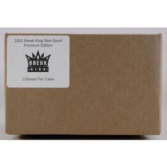 Break King Non-Sport Premium Edition Hobby 3-Box Case (Leaf 2022)