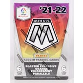 2021/22 Panini Mosaic La Liga Soccer 6-Pack Blaster Box (Orange Fluorescent Parallels!)