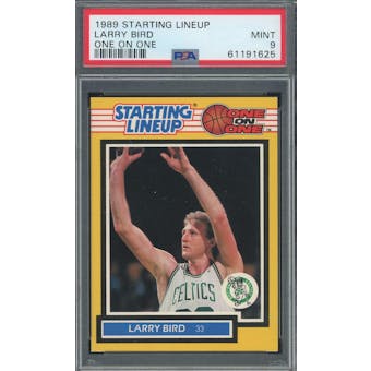 1989 Starting Lineup One on One Larry Bird PSA 9 *1625 (Reed Buy)