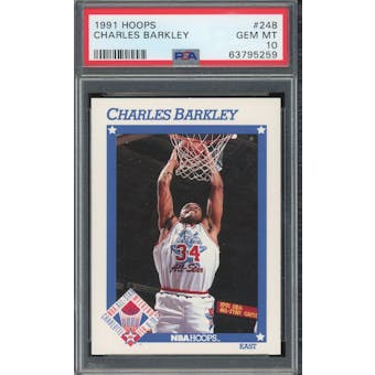 1991/92 Hoops #248 Charles Barkley PSA 10 *5259 (Reed Buy)