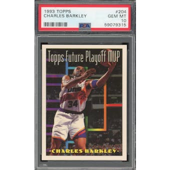 1993/94 Topps #204 Charles Barkley PSA 10 *9315 (Reed Buy)