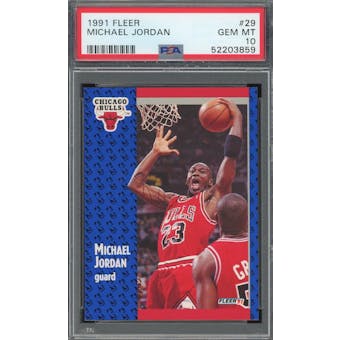 1991/92 Fleer #29 Michael Jordan PSA 10 *3859 (Reed Buy)