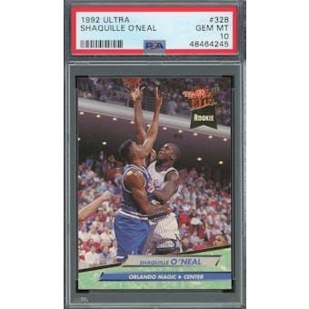 1992/93 Ultra #328 Shaquille O'Neal RC PSA 10 *4245 (Reed Buy)
