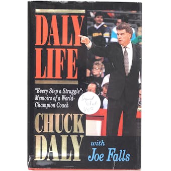 Chuck Daly Autographed Book Daly Life JSA AB84189 (pers.) (Reed Buy)