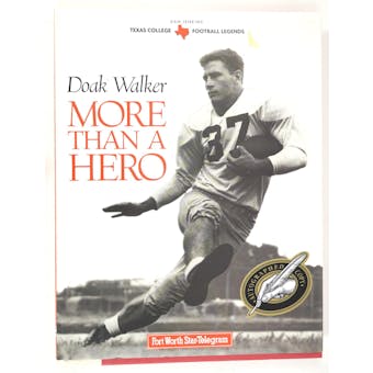 Doak Walker Autographed Book More Than A Hero JSA AB84253 (Reed Buy)