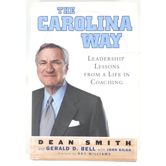 Dean Smith Autographed Book The Carolina Way JSA AB84231 (pers.) (Reed Buy)