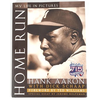 Hank Aaron Autographed Book Home Run My Life in Pictures JSA AB84214 (Reed Buy)