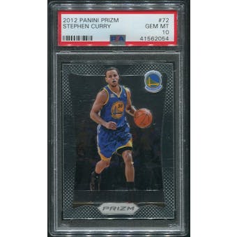 2012/13 Panini Prizm Basketball #72 Stephen Curry PSA 10 (GEM MT)