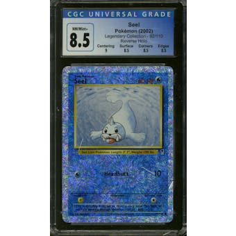 Pokemon Legendary Collection Reverse Holo Foil Seel 92/110 CGC 8.5