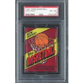 1981/82 Fleer Basketball Wax Pack PSA 8 *7999 (Reed Buy)