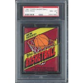 1981/82 Fleer Basketball Wax Pack PSA 8 *7983 (Reed Buy)