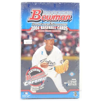 2004 Bowman Draft Picks And Prospects Baseball Hobby Box (Reed Buy)