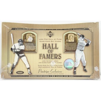 2001 Upper Deck Hall Of Famers Baseball Hobby Box (Reed Buy)