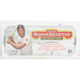 2012 Topps Museum Collection Baseball Hobby Box (Reed Buy)