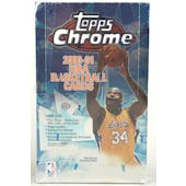 2000/01 Topps Chrome Basketball Hobby Box (Reed Buy)