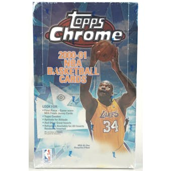 2000/01 Topps Chrome Basketball Hobby Box (Reed Buy)