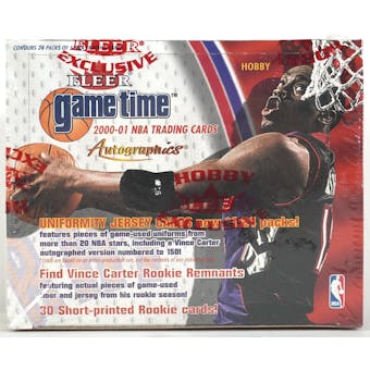 2000/01 Fleer Game Time Basketball Hobby Box (Reed Buy)