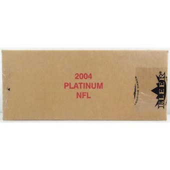 2004 Fleer Platinum Football Rack Box (Reed Buy)