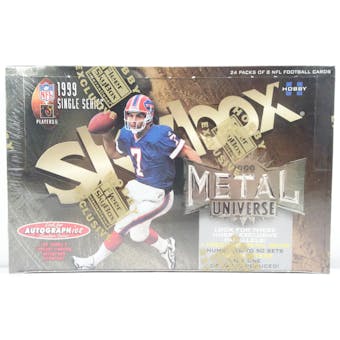 1999 Skybox Metal Universe Football Hobby Box (Reed Buy)