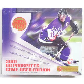 2001/02 Upper Deck CHL Game Used Edition Hockey Box (Reed Buy)