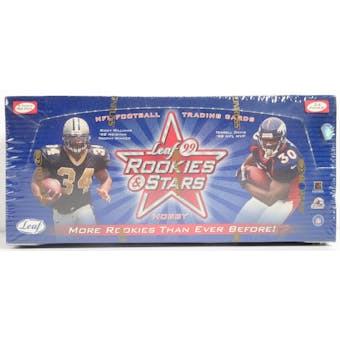 1999 Leaf Rookies & Stars Football Hobby Box (Reed Buy)