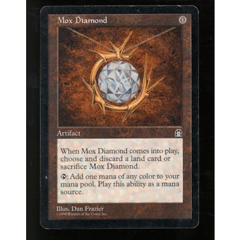 Magic the Gathering Stronghold Single Mox Diamond - MODERATE/HEAVY PLAY (MP/HP)
