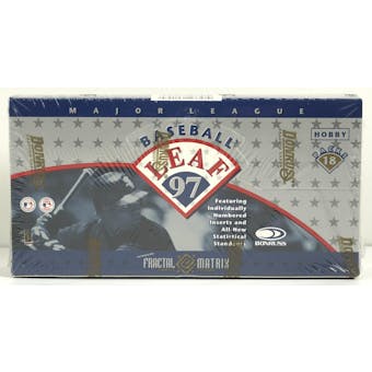 1997 Leaf Baseball Hobby Box (Reed Buy)