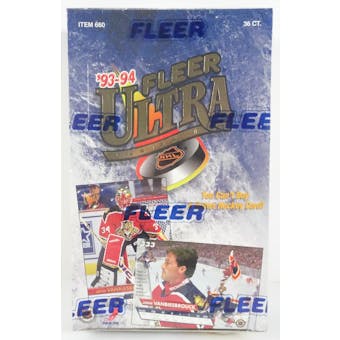 1993/94 Ultra Series 2 Hockey Hobby Box (Reed Buy)