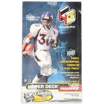 1999 Upper Deck Hologrfx Football Hobby Box (Reed Buy)