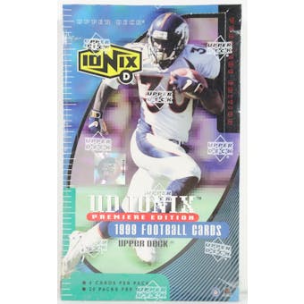 1999 Upper Deck Ionix Football Hobby Box (Reed Buy)