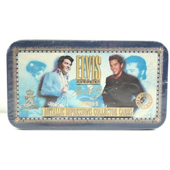 1994 Metallic Impressions Elvis Gold Series 2 Tin (Reed Buy)