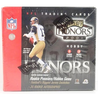 2001 Playoff Honors Football Hobby Box (Reed Buy)