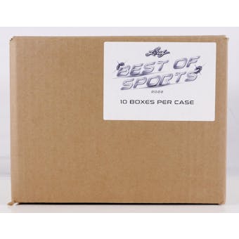 2022 Leaf Best of Sports Hobby 10-Box Case
