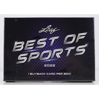 2022 Leaf Best of Sports Hobby Box