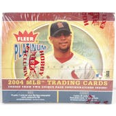 2004 Fleer Platinum Baseball Hobby Box (Reed Buy)