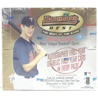 2002 Bowman's Best Baseball Hobby Box (Reed Buy)