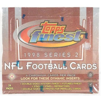 1998 Topps Finest Series 2 Football Hobby Box (Reed Buy)
