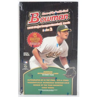 1999 Bowman Series 2 Baseball Hobby Box (Reed Buy)