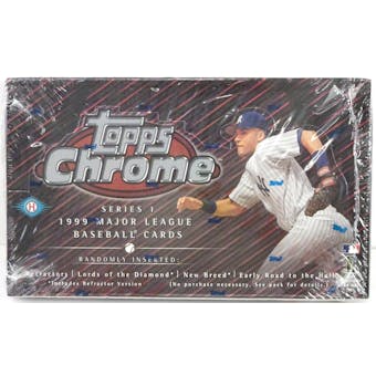 1999 Topps Chrome Series 1 Baseball Hobby Box (Reed Buy)