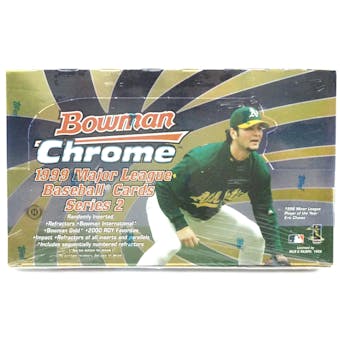 1999 Bowman Chrome Series 2 Baseball Hobby Box (Reed Buy)