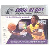 2000/01 Upper Deck SPx Basketball Hobby Box (Reed Buy)