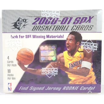 2000/01 Upper Deck SPx Basketball Hobby Box (Reed Buy)