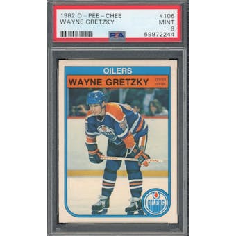 1982/83 O-Pee-Chee #106 Wayne Gretzky PSA 9 *2244 (Reed Buy)