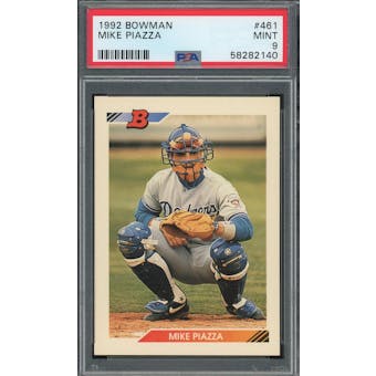 1992 Bowman #461 Mike Piazza RC PSA 9 *2140 (Reed Buy)