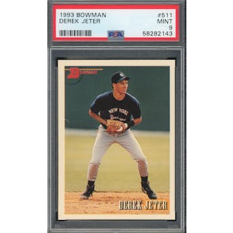 1993 Bowman #511 Derek Jeter RC PSA 9 *2143 (Reed Buy)