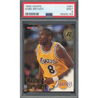 1996/97 Hoops #281 Kobe Bryant RC PSA 9 *2183 (Reed Buy)