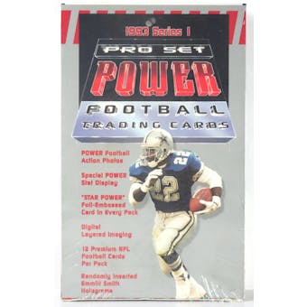 1993 Pro Set Power Series 1 Football Hobby Box (Reed Buy)