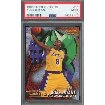 1996/97 Fleer Lucky 13 #13 Kobe Bryant PSA 9 *9110 (Reed Buy)