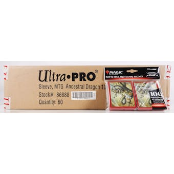 CLOSEOUT - ULTRA PRO 100 COUNT ANCESTOR DRAGON MAGIC THE GATHERING DECK PROTECTORS 60-PACK CASE