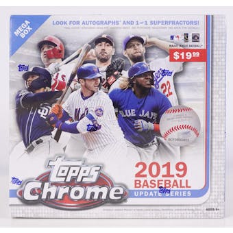 2019 Topps Chrome Update Series Baseball Mega Box